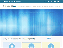 Tablet Screenshot of leadprime.com